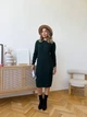 В’язана сукня міді MIRABEL, колір Смарагд розмір One Size - зображення 9