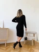 В’язана сукня міді MIRABEL, колір Чорний розмір One Size - изображение 12