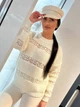 Жіночий вʼязаний ажурний светр LILIA, колір Білий розмір One Size - зображення 4
