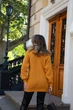 Жіночий вʼязаний светр SONYA, колір Гірчичний розмір One Size - изображение 10
