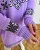 Вʼязана сукня вишиванка PTASHKA колір Бузок, розмір One Size - изображение 11