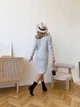 В’язана сукня міді MIRABEL, колір Сірий розмір One Size - изображение 13