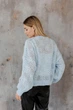 Кардиган жіночий Мереживо ART KNIT блакитний, S-M 045752 - зображення 7