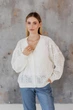 Кардиган жіночий Мереживо ART KNIT молочний, S-M 045746 - зображення 10