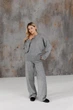Жіночі в'язані брюки TANGO ART KNIT Сіра перлина, S-M 044042 - зображення 9