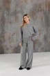 Жіночі в'язані брюки TANGO ART KNIT Сіра перлина, S-M 044042 - зображення 10
