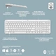 Комплект клавиатуры и мыши компьютерные беспроводные Logitech Signature Slim Combo MK950 Off White L920-012491 белый - изображение 9