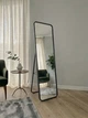 Дзеркало Mirror Trade 160х50 см підлогове в алюмінієвій рамі з заокругленими кутами Black - изображение 5