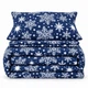 Комплект постільної білизни 200×220 см PERYNKA Winter Night з байки - зображення 4