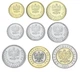 Набір монет Польща набір з 9 монет 2023 UNC 1, 2, 5, 10, 20, 50 грошів, 1, 2, 5 злотих - зображення 2