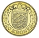 Монета Данія 20 крон 1997 AU-UNC 25 років правління Королеви - зображення 2