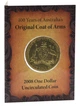 Монета Австралия 1 доллар 2008 UNC 100 лет первому гербу - изображение 1