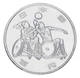Монета Япония 100 йен 2020 UNC XVI летние Паралимпийские игры в Токио 2020 - Регби на колясках - изображение 1