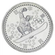 Монета Япония 500 йен 1997 UNC XVIII зимние Олимпийские Игры в Нагано 1998 - Сноуборд - изображение 1