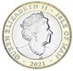 Монета Остров Мэн 2 фунта 2021 Биметалл UNC Catherine Callow - Женское избирательное право - изображение 2