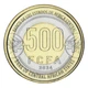Монета Центральная Африка 500 франков 2024 (2025) Три-металл UNC - изображение 2