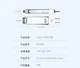 Флеш пам'ять USB DM PD168 512GB USB 3.2 Gen1 + Type-C Silver - зображення 8