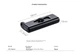 Флеш пам'ять USB 256GB USB 3.2 Gen1 + Type-C Black (JZ-USB32-HB20) - зображення 7