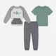 Детский комплект (свитшот + футболка + брюки) для мальчика Calvin Klein 735020519 92 см Разноцветный (1159847440) - изображение 1