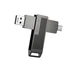 Флеш память USB Lenovo SX5 Pro 128GB USB 3.2 Gen1 + Type-C Grey - изображение 1