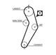 Комплект ГРМ 1.4/1.6i Kangoo 97-/Logan 04-/Megane 96-99 - GATES (K015473XS) - изображение 2