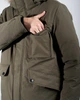 Чоловіча зимова куртка хакі кольору, розмір 2XL, арт.9055 - зображення 8
