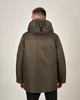 Чоловіча зимова куртка хакі кольору, розмір XL, арт.5828 - зображення 2