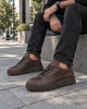 Мужские кожанные кеды Legessy LEEDS COFFEE B1 41р - изображение 3
