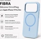 Чехол для смартфона Apple iPhone 17 Pro Max BeCover FIBRA Silicone OmniMag Light Blue (BC_716348) - изображение 3