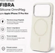 Чехол для смартфона Apple iPhone 17 Pro Max BeCover FIBRA Silicone OmniMag Milk White (BC_716350) - изображение 2