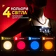 Фотографічне світло Light 10W, 8400 мА·год, 4 кольори, плавне регулювання яскравості, 10 світлових ефектів, 3× 1/4", портативне - зображення 10