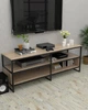 Тумба-стеллаж под телевизор в стиле лофт EcoLoft Меридо DSP-1526-6 - изображение 3