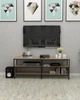 Тумба-стеллаж под телевизор в стиле лофт EcoLoft Меридо DSP-1526-1 - изображение 1