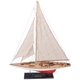 Декор Яхта Authentic Models Endeavour L60, червоно-біла 61 х 11,4 х 80 см - изображение 1