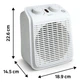 Тепловентилятор Equation Five 2 2000 Вт для обігріву до 20 м² з термостатом та холодним обдувом IP21 - изображение 11
