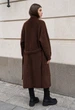Жіночий кардиган стаф коричневий класичний вовняний Staff brown M-L (406759) - зображення 4