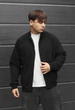 Олимпийка мужская стаф черная на флисе спортивная Staff zh black fleece M (406764) - изображение 4