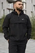 Мужской анорак Nike President черный, ветровка с капюшоном на осень L - изображение 3