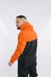 Мужской анорак Nike President оранжево-черный, ветровка с капюшоном на осень S - изображение 7