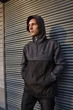 Мужской анорак Nike President серо-черный, ветровка с капюшоном на осень 3XL - изображение 6