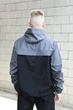 Мужской анорак Nike President серо-черный, ветровка с капюшоном на осень 3XL - изображение 8