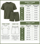 Комплект піжами Primark Textured Short Pyjama Set XXL Для дому та сну Оливковий (10389) - зображення 5