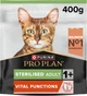 Сухой корм для взрослых кошек после стерилизации Purina Pro Plan Sterilised Adult 1+ Vital Functions с лососем 400 г (7613036544832) - изображение 1