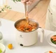 Каструля електрична LIVEN Multi functional Small Hot Pot Electric Cooking Pot 1.8L (without steamer) DHG-B182 White - зображення 4