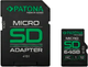 Карта пам'яті PATONA Premium Class 10 U1 64GB + SD-adapter (4055655265546) - зображення 1