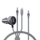 Автомобильный адаптер питания 3-в-1 для Starlink Mini, 12–24 В, DC + USB-A + USB-C YL-ST0013 - изображение 1