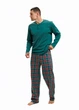Піжама чоловіча Family Look з бавовни Наталюкс XL зелений (9416174888841) - зображення 2