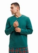 Піжама чоловіча Family Look з бавовни Наталюкс XL зелений (9416174888841) - зображення 5