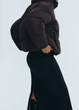 Куртка H&M 18632 Темний коричневий S (1282) - изображение 3