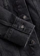Джинсова куртка H&M 18648 Темний сірий XS (1211) - зображення 4